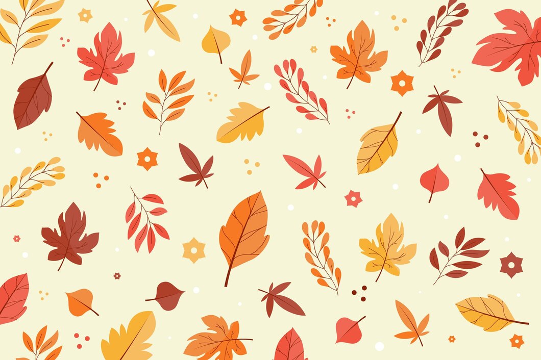 Fall Leaf Pattern Wallpaper4