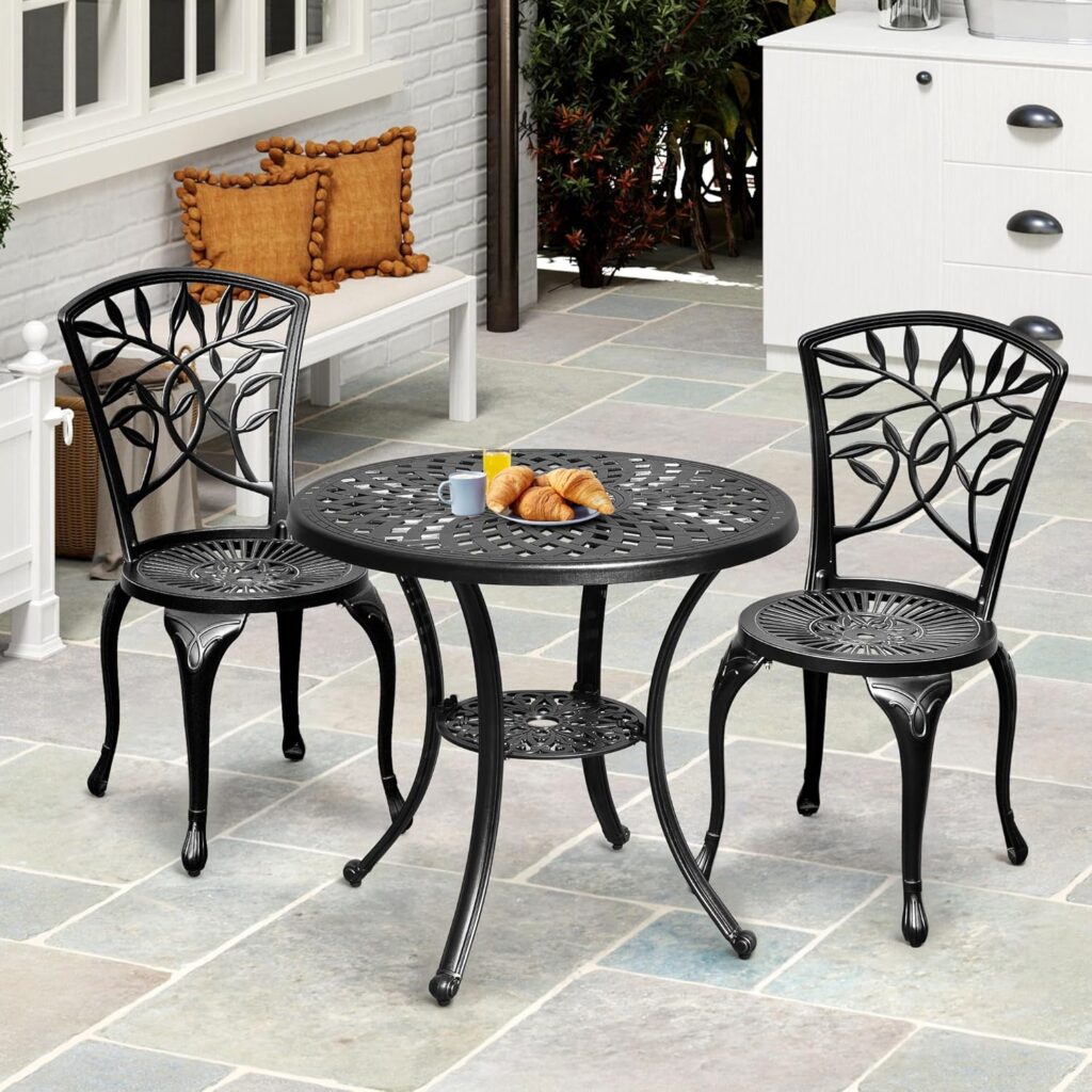 Aluminum Patio Dining Sets with 2 Chairs