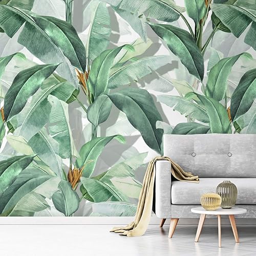 Murwall Banana Leaf Wallpaper